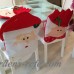 Dulce nueva Navidad Santa Claus Navidad comedor Mesa silla cubierta Decoración ali-29176301